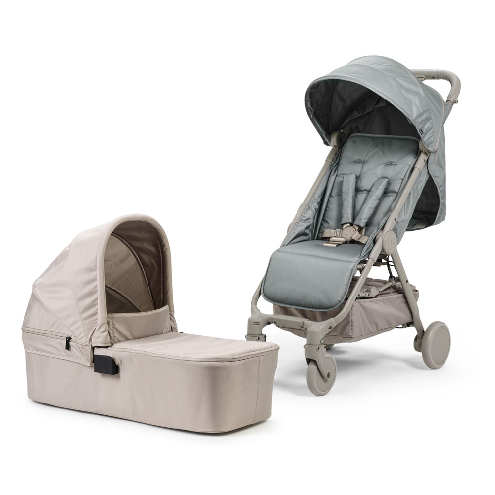 Elodie MONDO Carry Cot Stroller Set Pebble Green Elodie